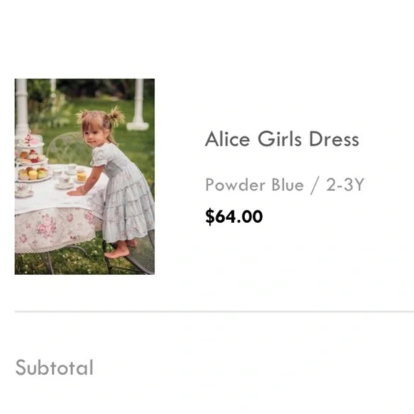 Only wear one time Mommy Daughter dress from JessaKae - Picture 5 of 7